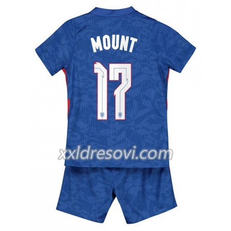 Engleska Mount 17 Drugi Dječji Komplet Dresovi za Nogomet Euro 2020 (+ kratke hlače)